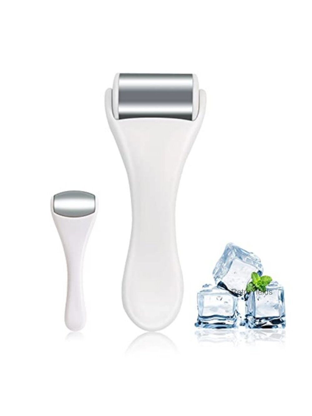 Ice Roller for Face and Eyes - 2PCS Facial Relief Eye Puffiness Massager